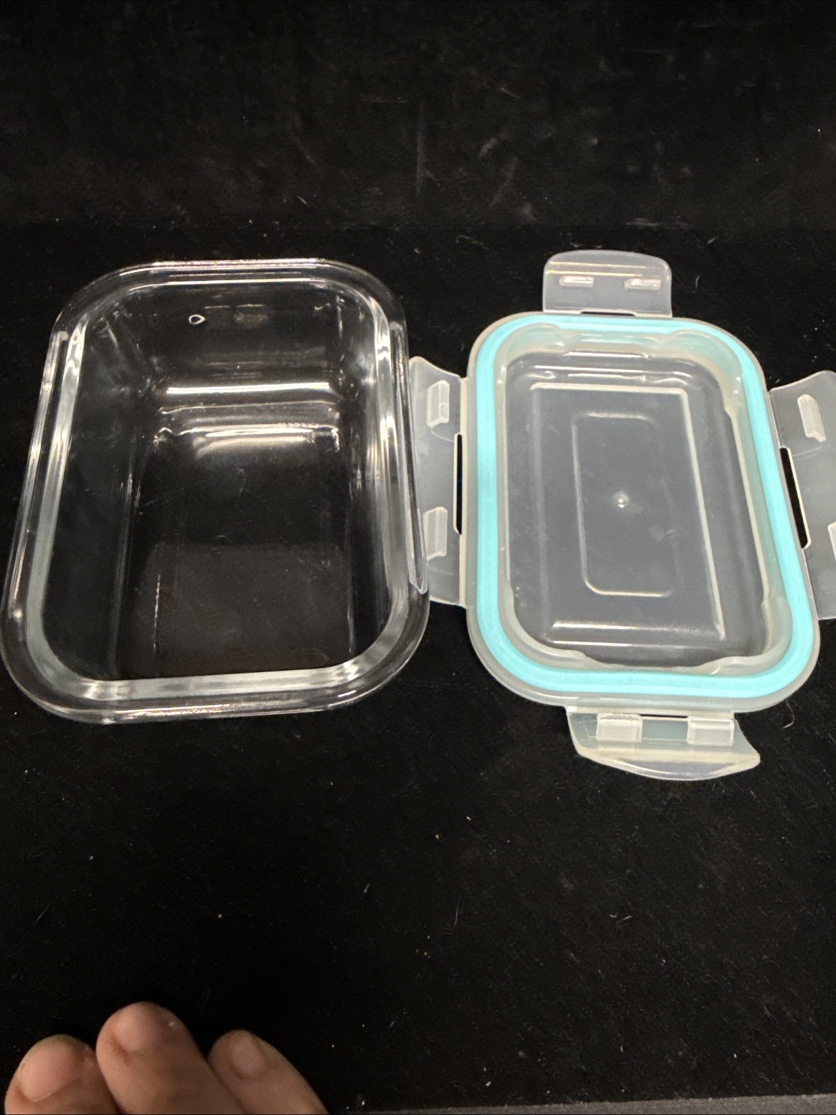 3pc Set Glasslock Style Snap Lock Storage Containers