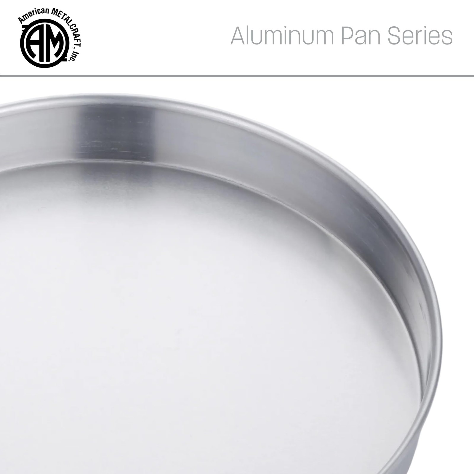 Straight-Sided Pan 16″ Dia 2″ H 18-Gauge Aluminum – Ideal for Baking & Pizza