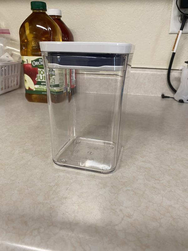 3-Pack 1.1 Qt Square Airtight Food Storage Containers – Short & Stackable