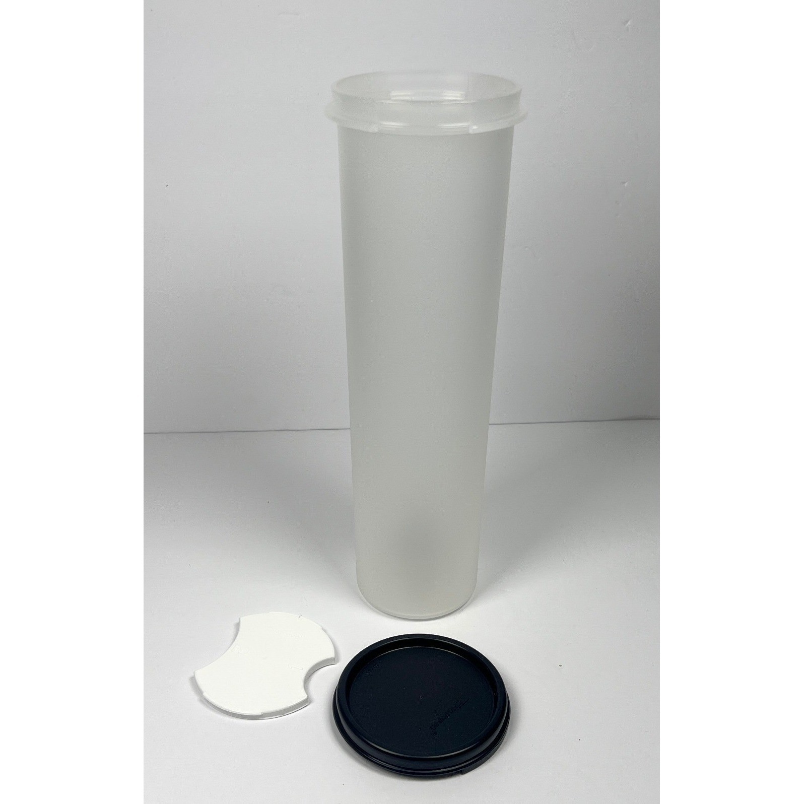 Tupperware Spaghetti Keeper Modular Mates Measure Insert Black Seal NEW