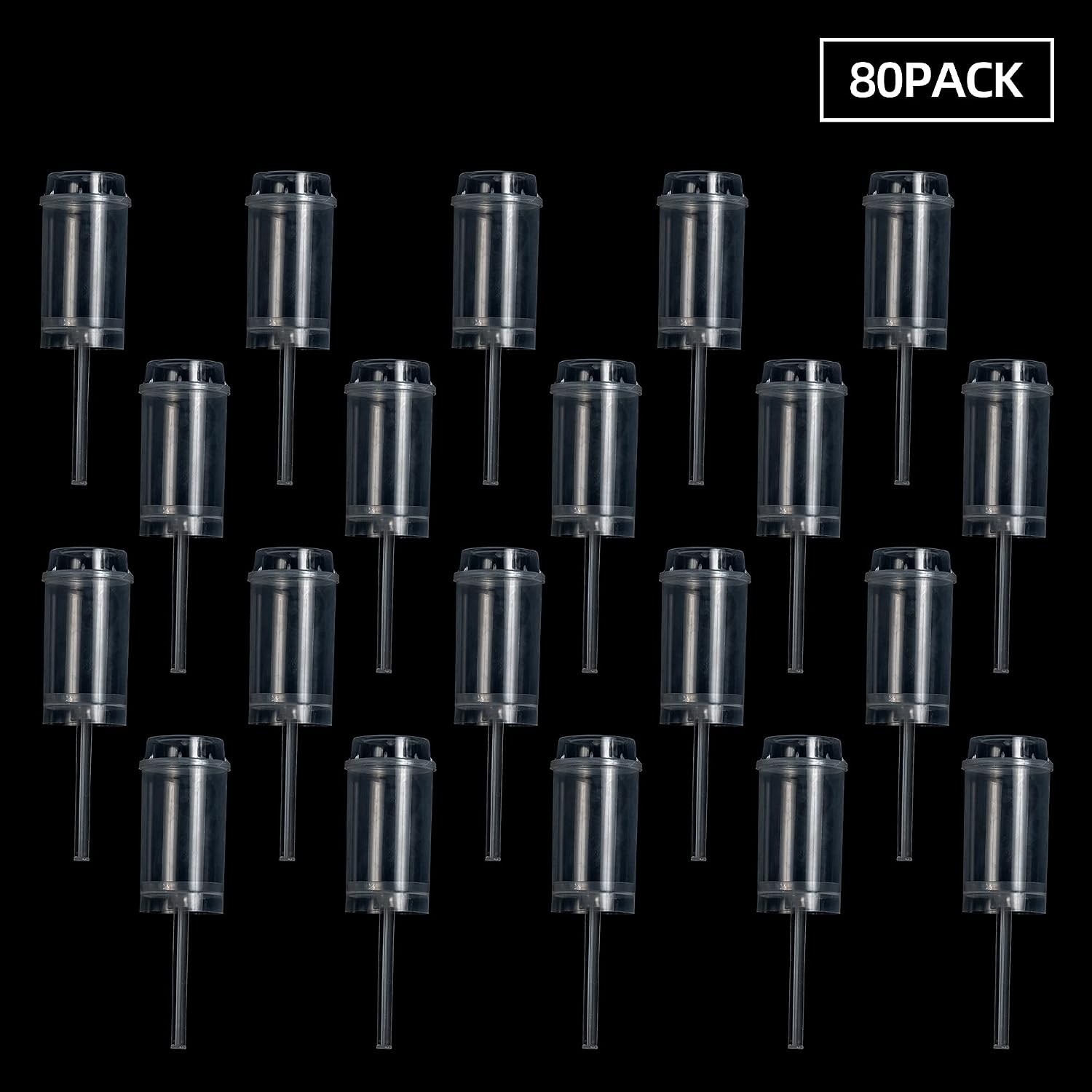 Clear Push-Up Cake Pop Shooter (Push Pops) Plastic Containers with Lids, Base &