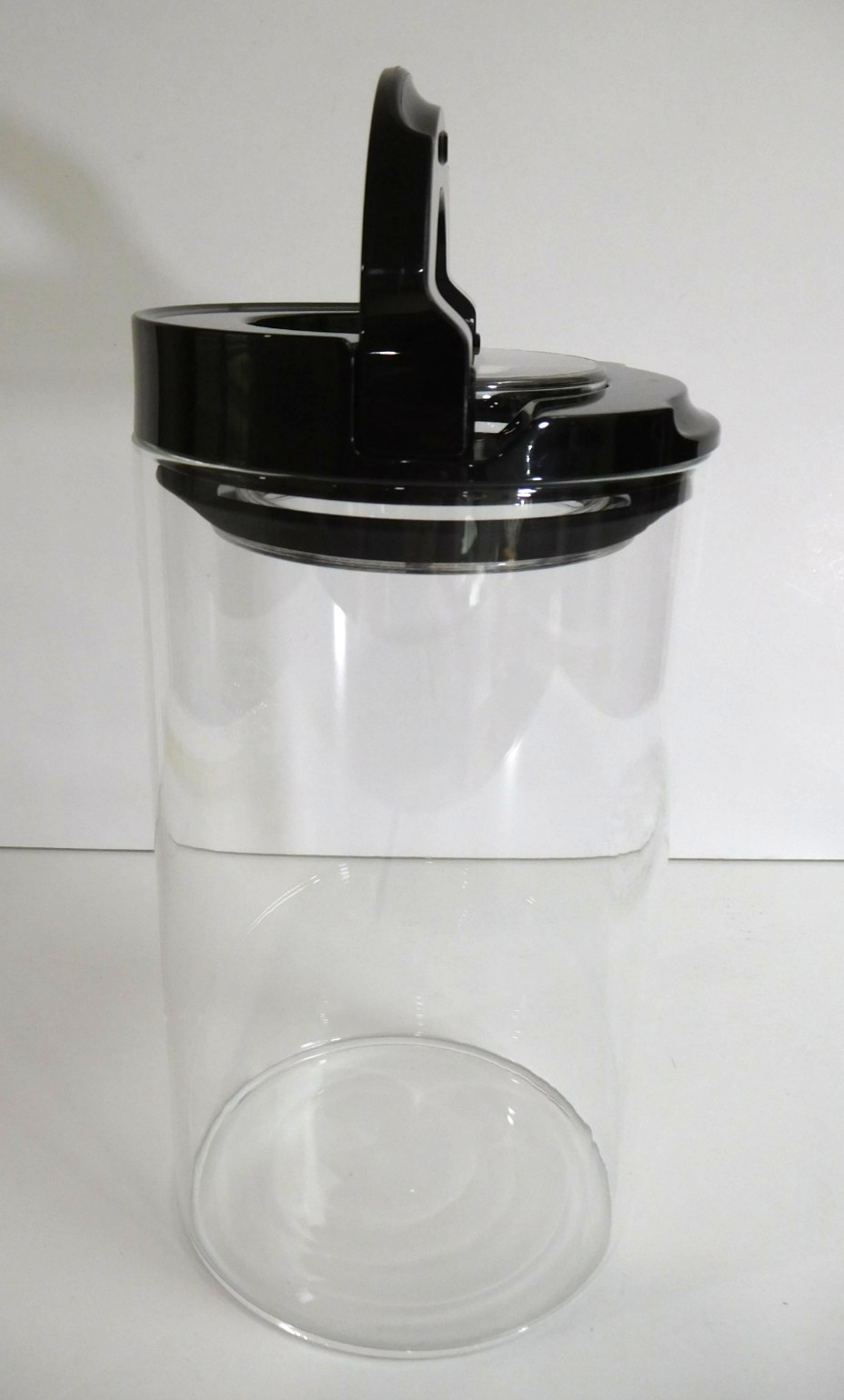 “GLASS” OXO GOOD GRIPS 1.6 qt / 1.5 FLIPLOCK CANISTER storage jar container (#4)