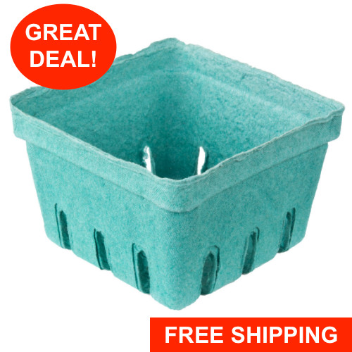 1 Pint 500 Berry Basket Pulp Fruit Vegetable Garden Market Produce Container