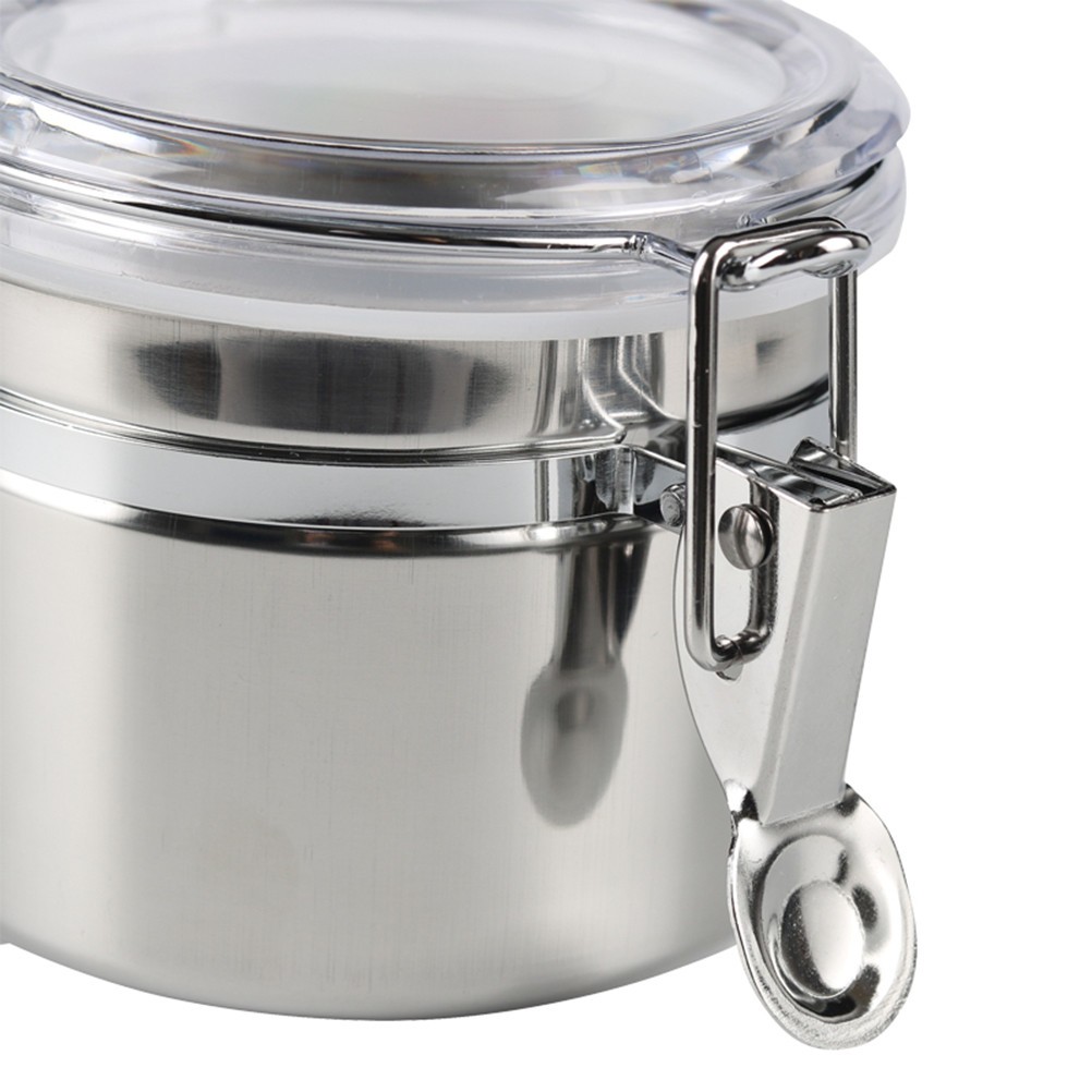 Food Vacuum Sealed Container For Backpacking 1Pcs Silver Stainless Steel