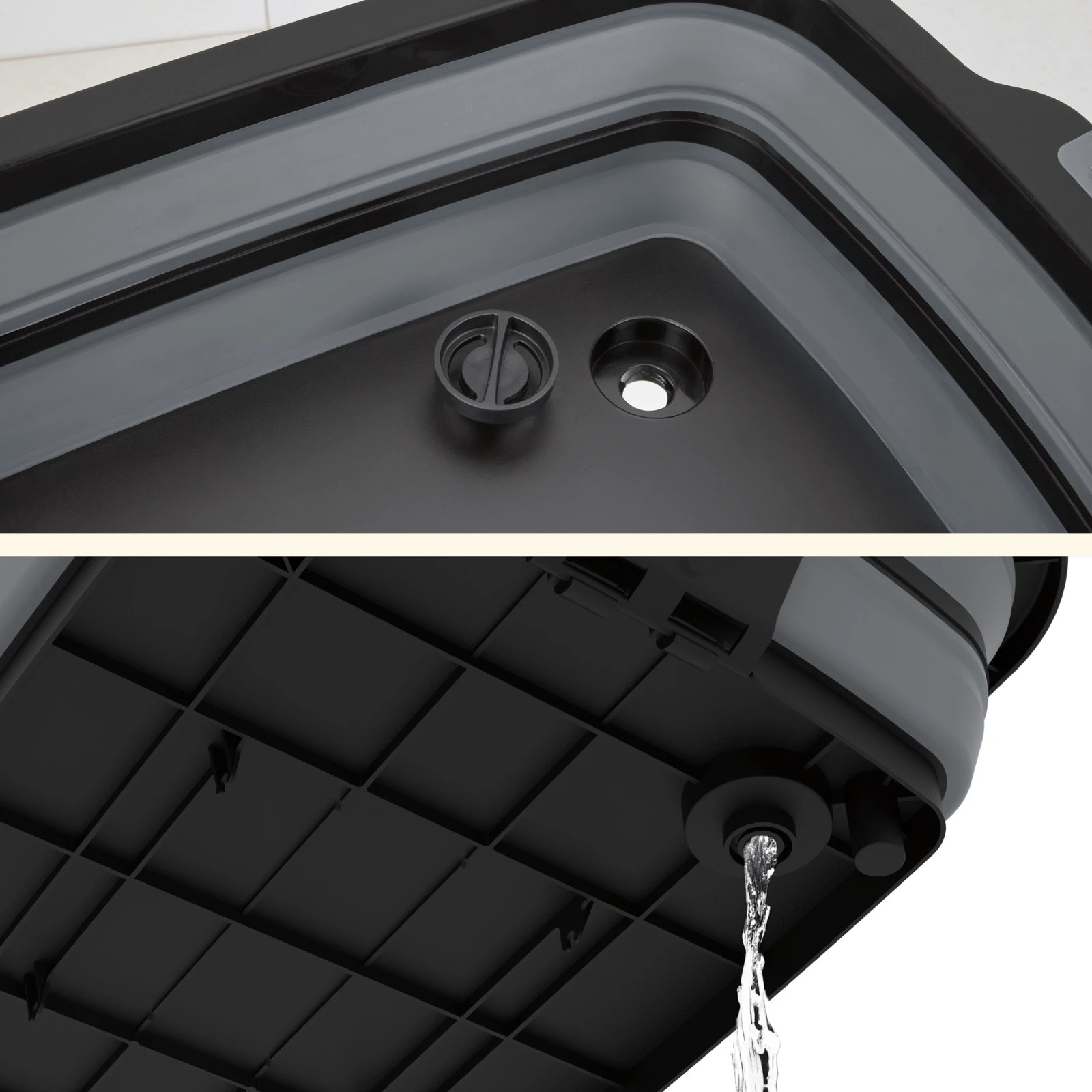 Cuisinart 4-in-1 Expandable Prep and Serve Tub with Removable Drain Port