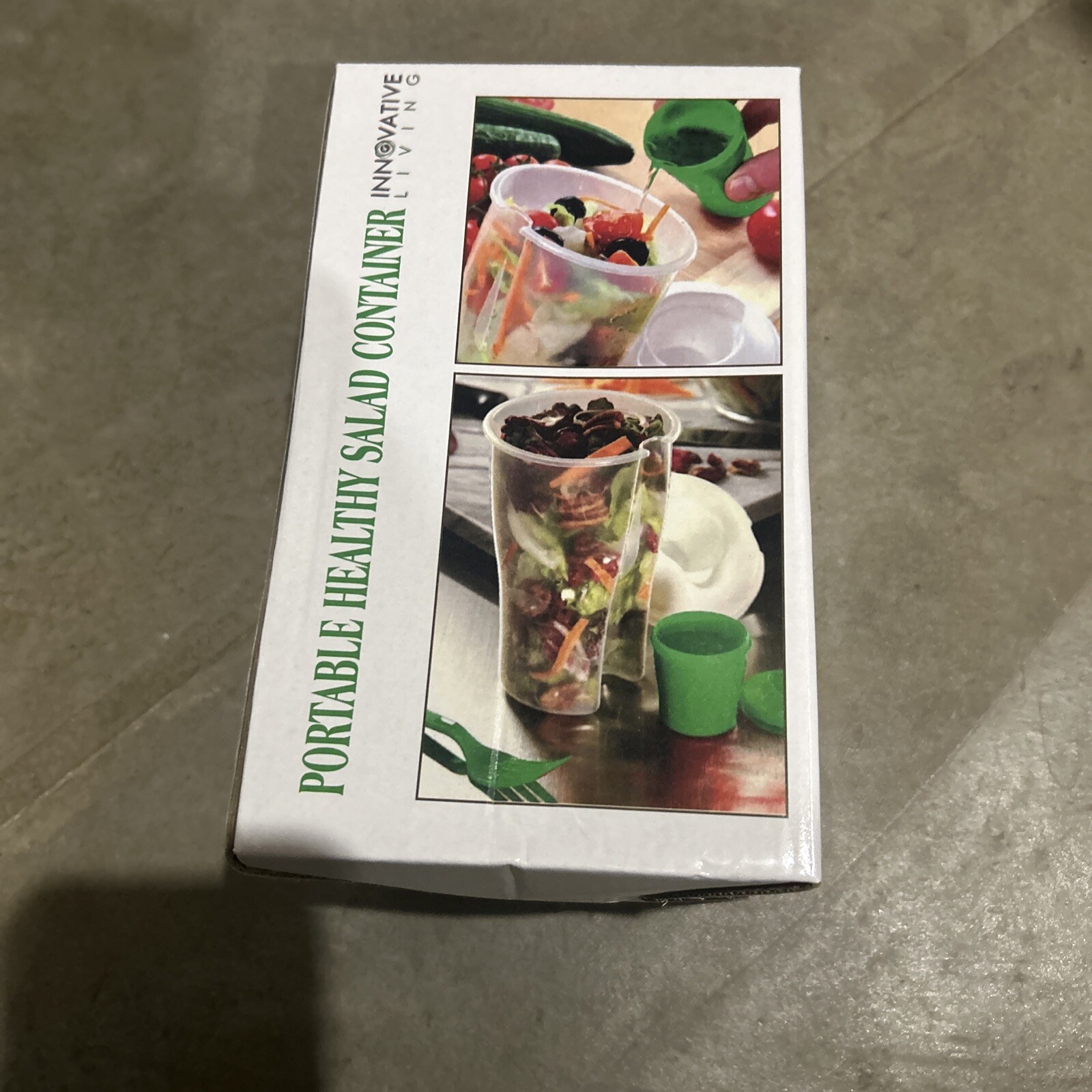 Portable Healthy Food Salad Storage On-the-Go Container BPA Free