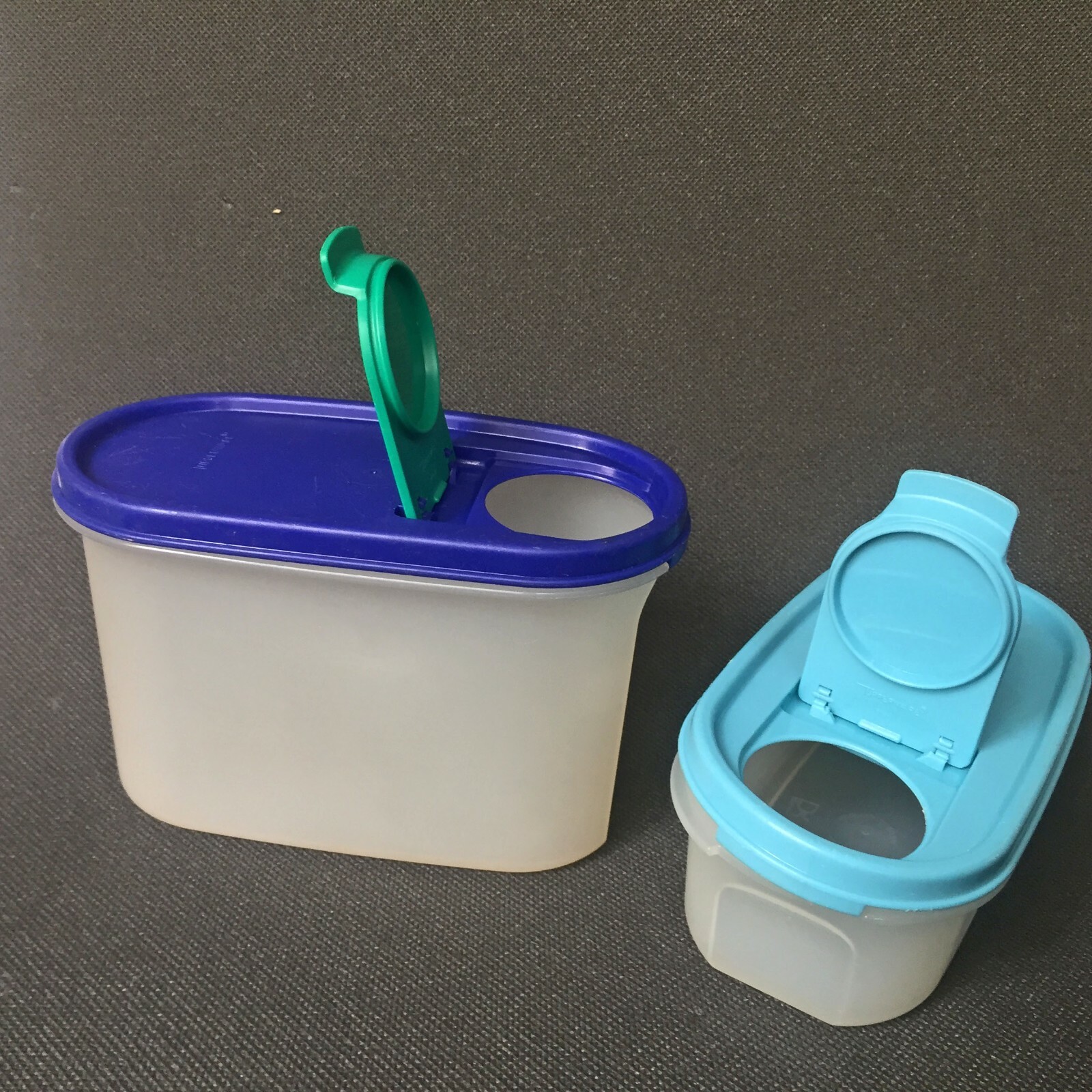 Tupperware VINTAGE OVAL Modular Mate 1 #1611 500ml, Modular Mate 2 #1612 1.1L