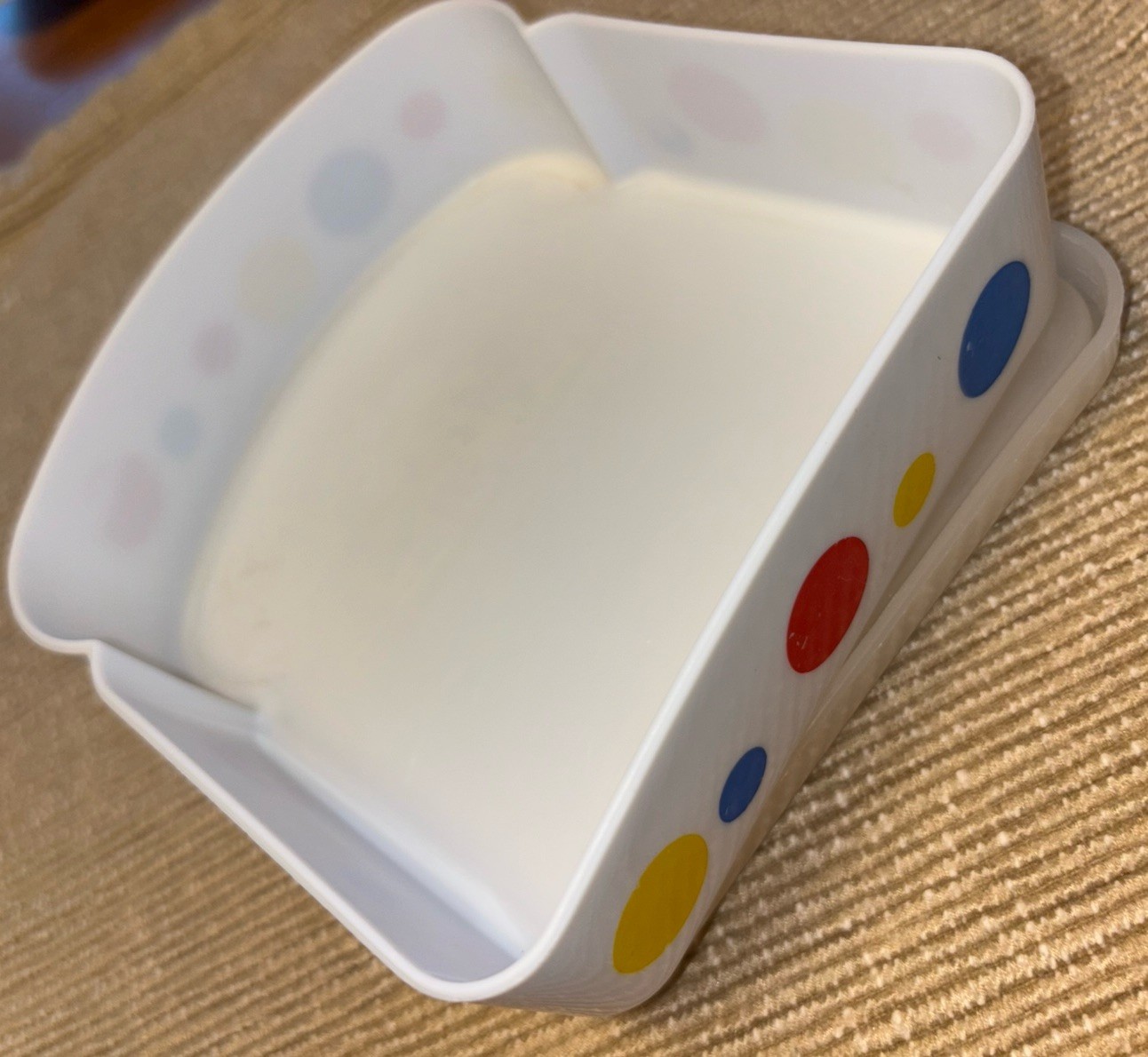 WONDER BREAD Sandwich Keeper, Bread-Shaped Plastic Container with Lid Vintage