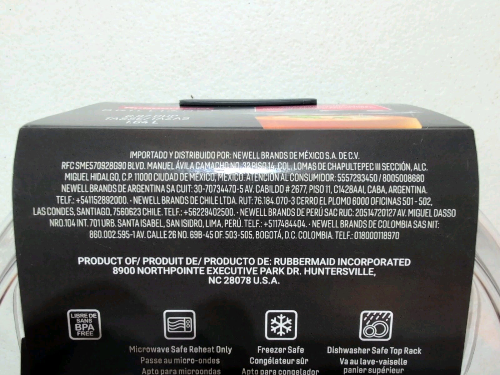 Rubbermaid Brilliance Stain Shield Soup, Salad Bowl 100% Airtight & Leakproof