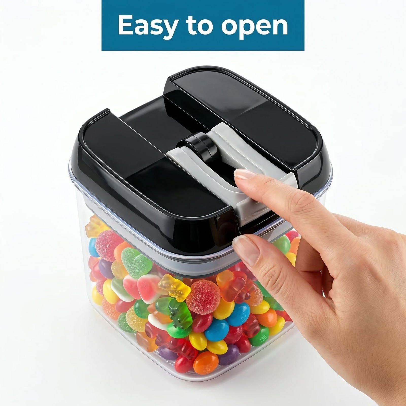 Airtight Food Storage Containers 7 Pcs, BPA-Free Kitchen Canisters with Intru…