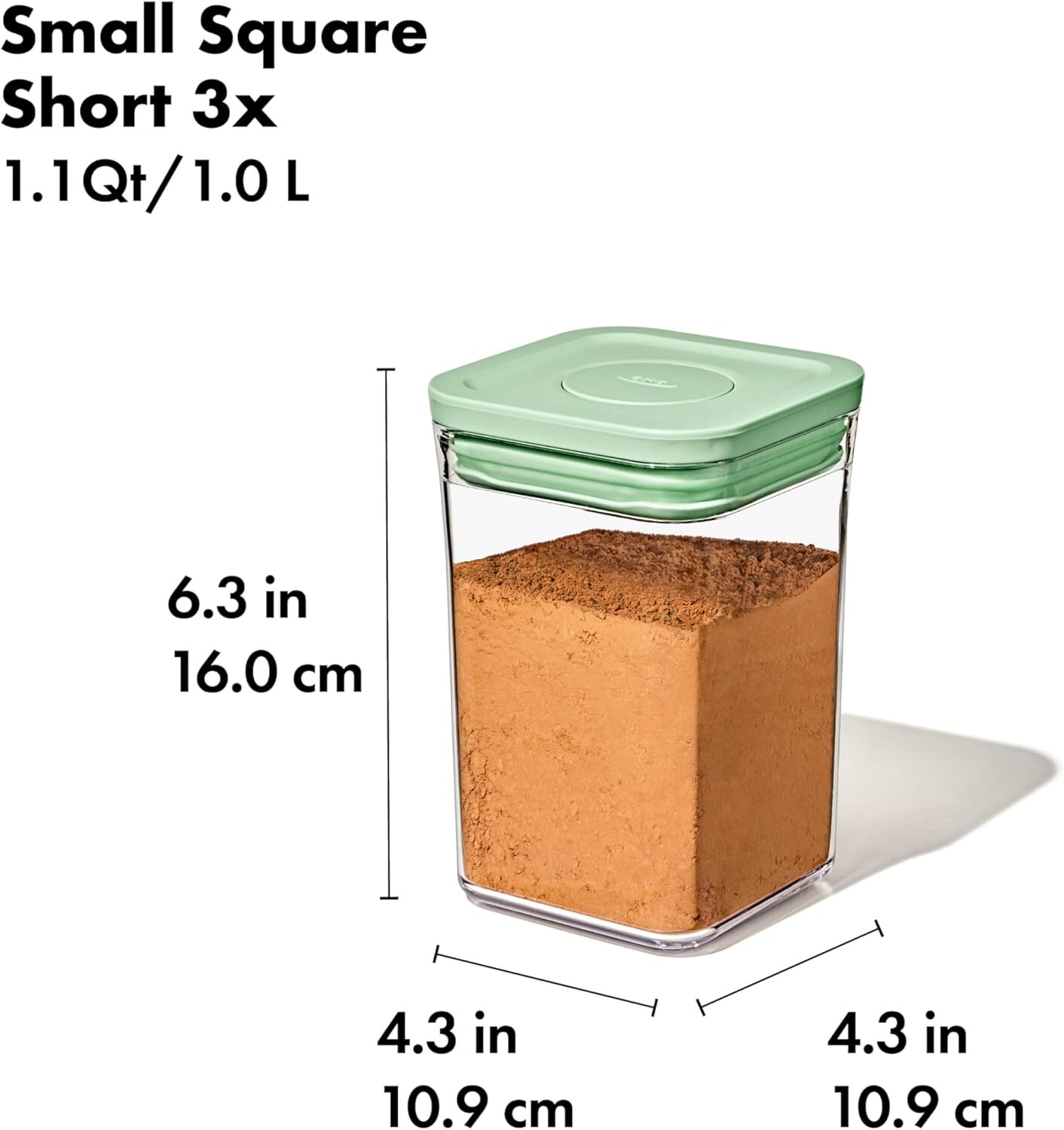 Good Grips 3 Pcs POP Container Set with Mini Scoops – Limited Edition Pistachio