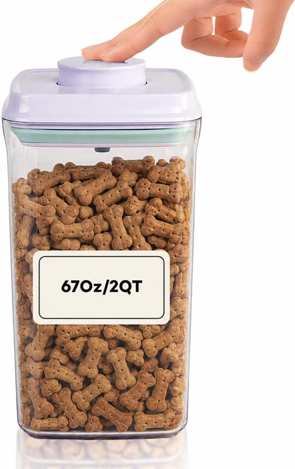 Bop Top Airtight Food Storage Containers with Lid 8 Cups / 67 oz | Kitchen Canis
