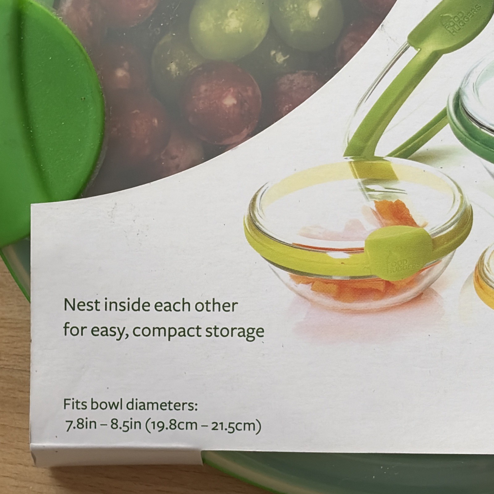 Farberware Bowl Huggers Fits 8” Diameter 5163992 Seal Keep Food Fresh Store