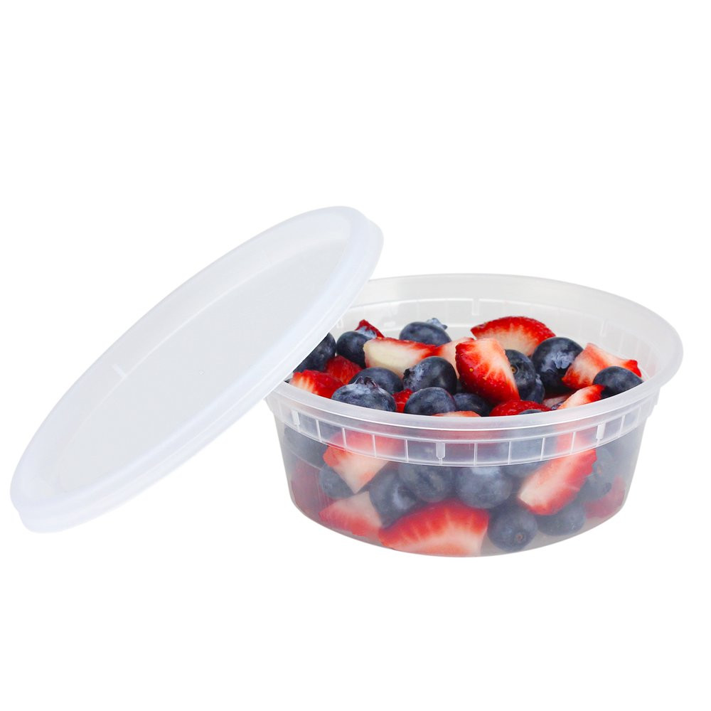 Clear Plastic Food Storage Containers Airtight Lids Food Saver Boxes 50 Pack