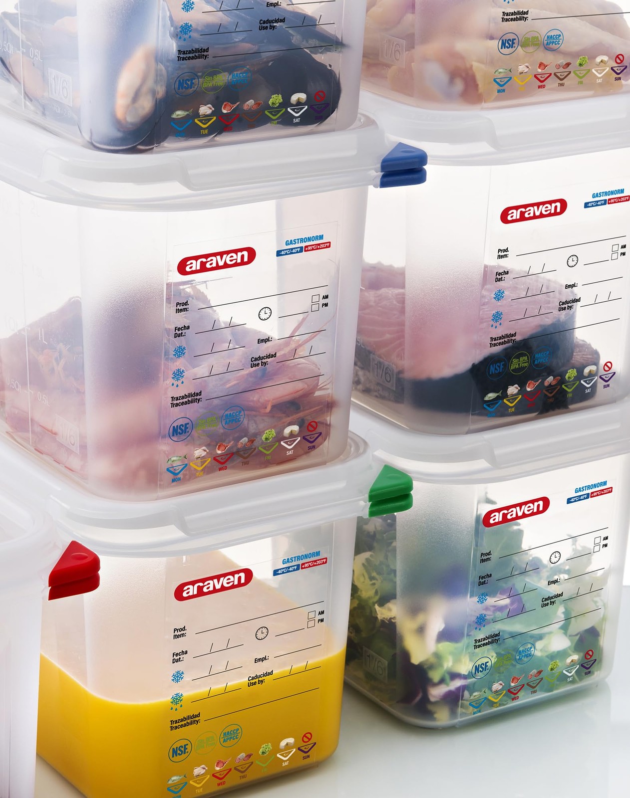 Araven Airtight Container, Food Pan with Lid for Storage in 1.6 Quart, Clear