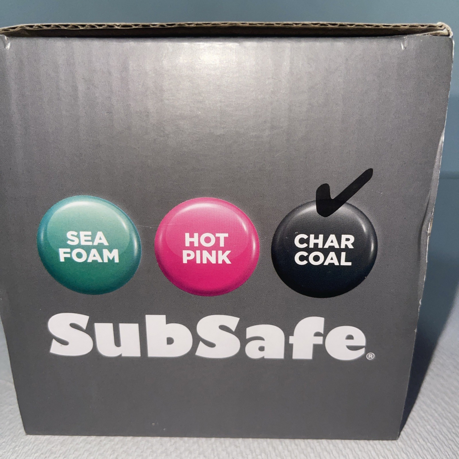 3-Piece Sub Sandwich Container, Charcoal Grey – As Seen on Shark Tank – Water…