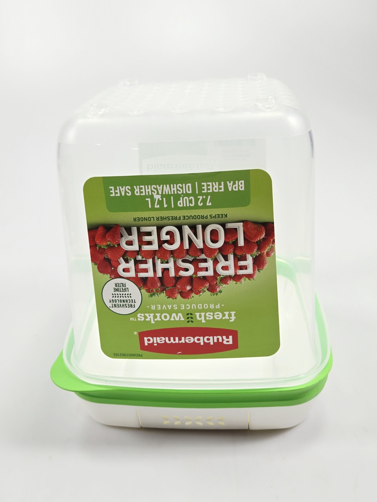 Rubbermaid Fresh Works Produce Saver 7.2 Cup 1.7L Freshworks
