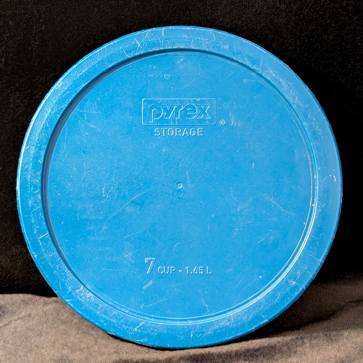 Pyrex Plastic Storage Replacement Lid Cover 7 Cup Blue