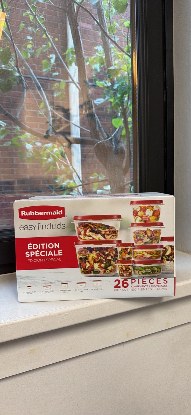 RUBBERMAID 26-pc. Easy Find Lids Food Storage Container Set