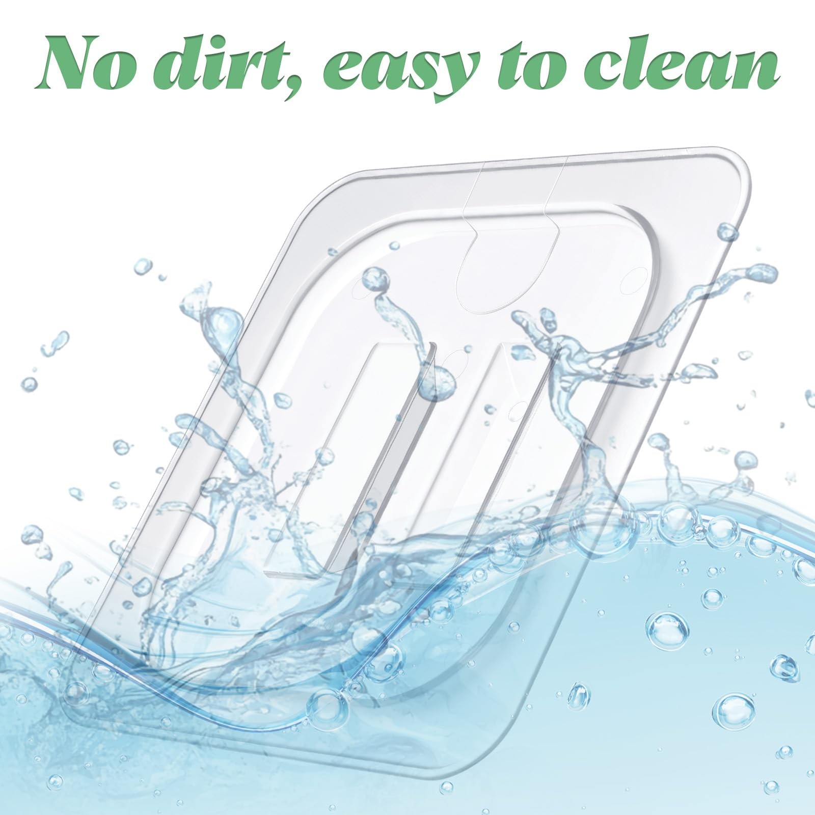 Universal Polycarbonate Food Pan Lids Covers with Handle, 1/6 Size Clear