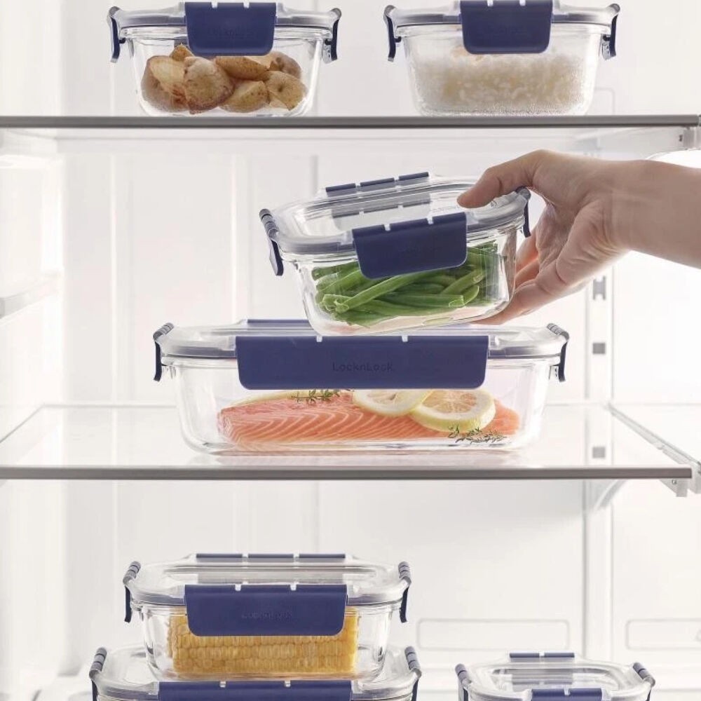 Lock & Lock 9pcTop Class Glass Container Set | 9 Piece