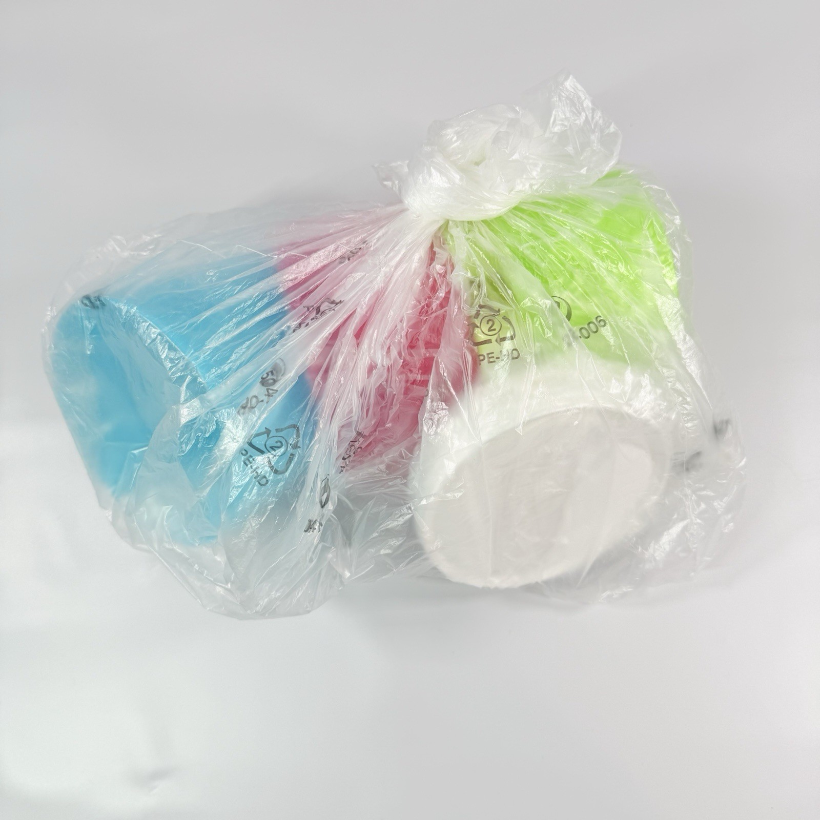 Tupperware Canisters Set Sheer Pastel Pink Blue Green Bowls & White Seals New