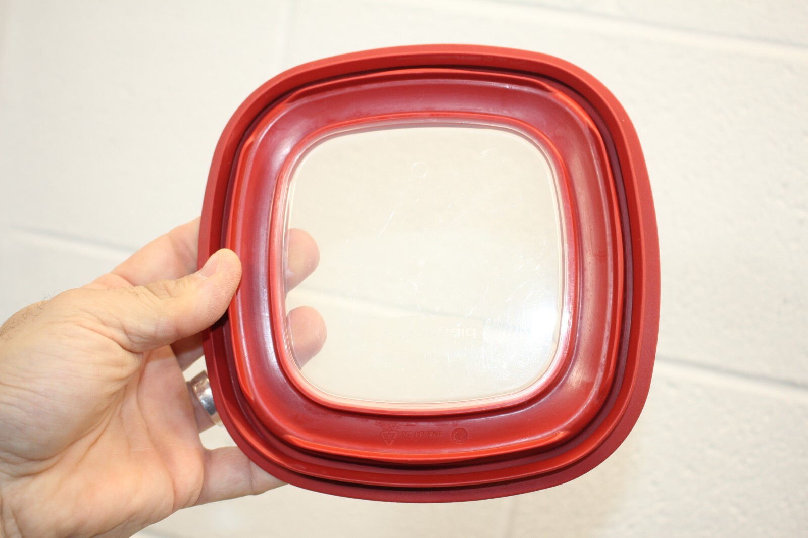 Rubbermaid Storage Container Replacement Lid ONLY 10M3M4 RED! w/ Window 7″