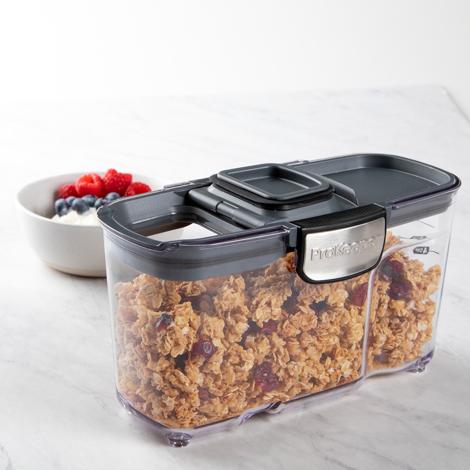 Progressive International ProKeeper+ Airtight Small Cereal Storage Container,