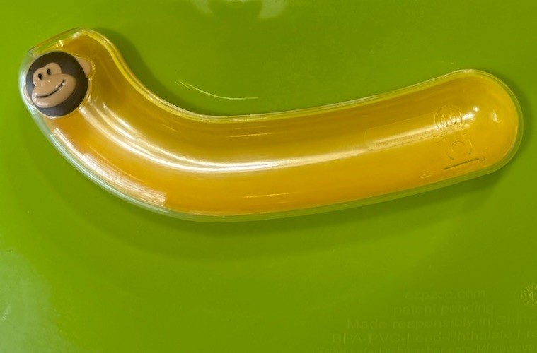 Joie Monkey Banana Pod Storage Container For Kids/Adults Lunch Boxes