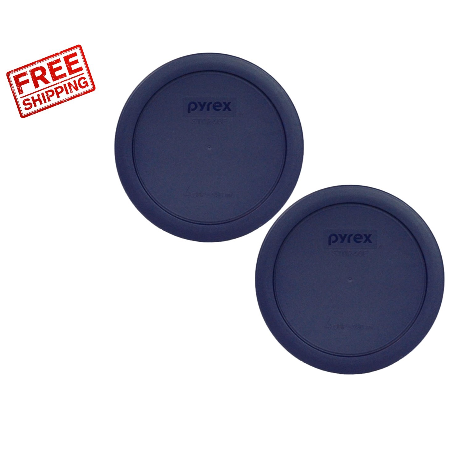7201-PC 2-Pack Blue Food Storage Replacement Lids – Snap Closure & BPA-Free