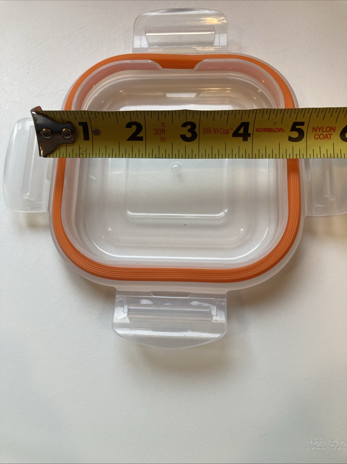 Square 5×5 Inch Replacement Lid For Glass Food Storage Container