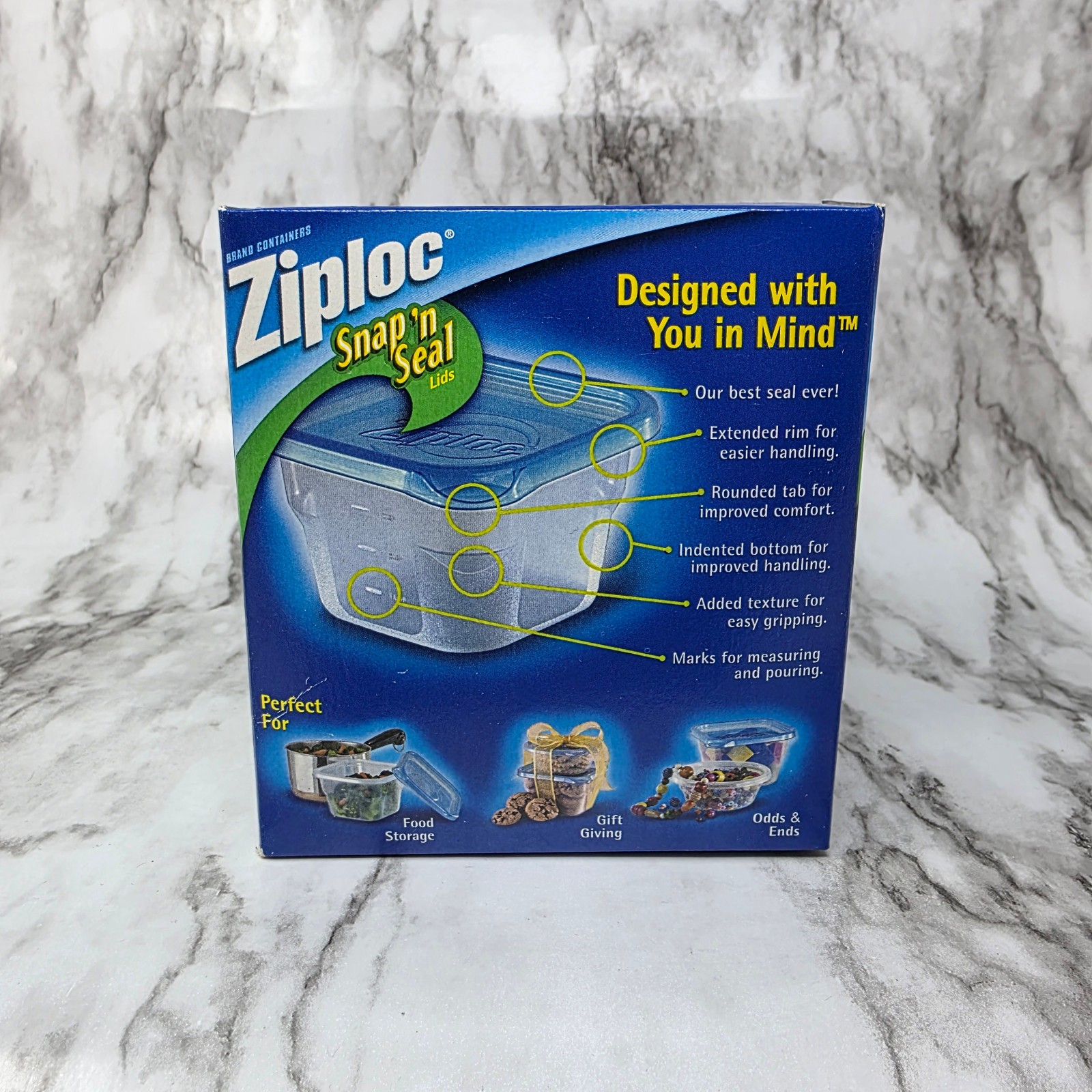 Ziploc Snap ‘n Seal Bowls Extra Small Round 1 Cup 8oz 6-Pack Containers Lids