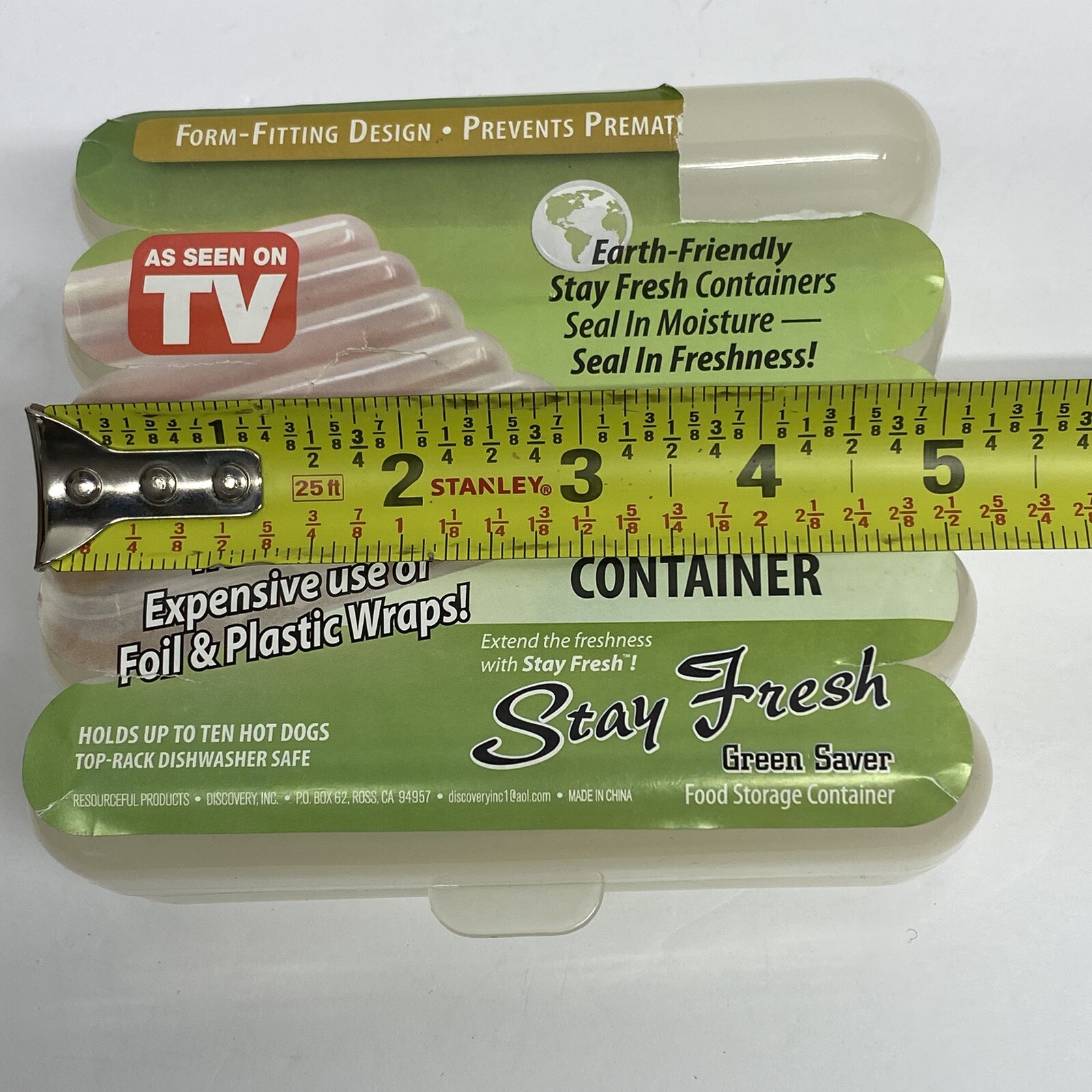 Hot Dog Storage Box Refrigerator Food Container Reusable
