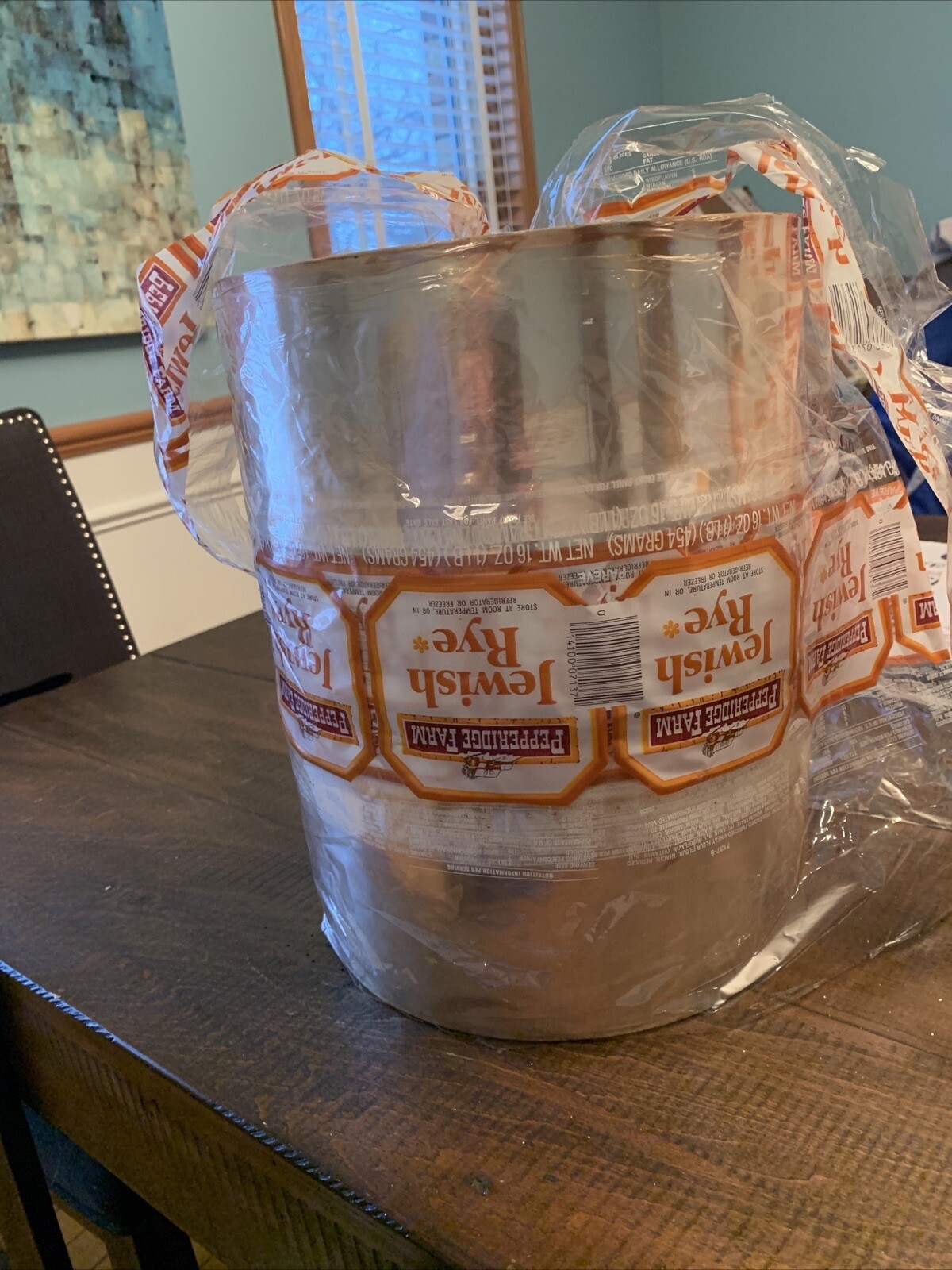 Vintage Pepperidge Farms Cellophane Roll Jewish Rye 30 Lb