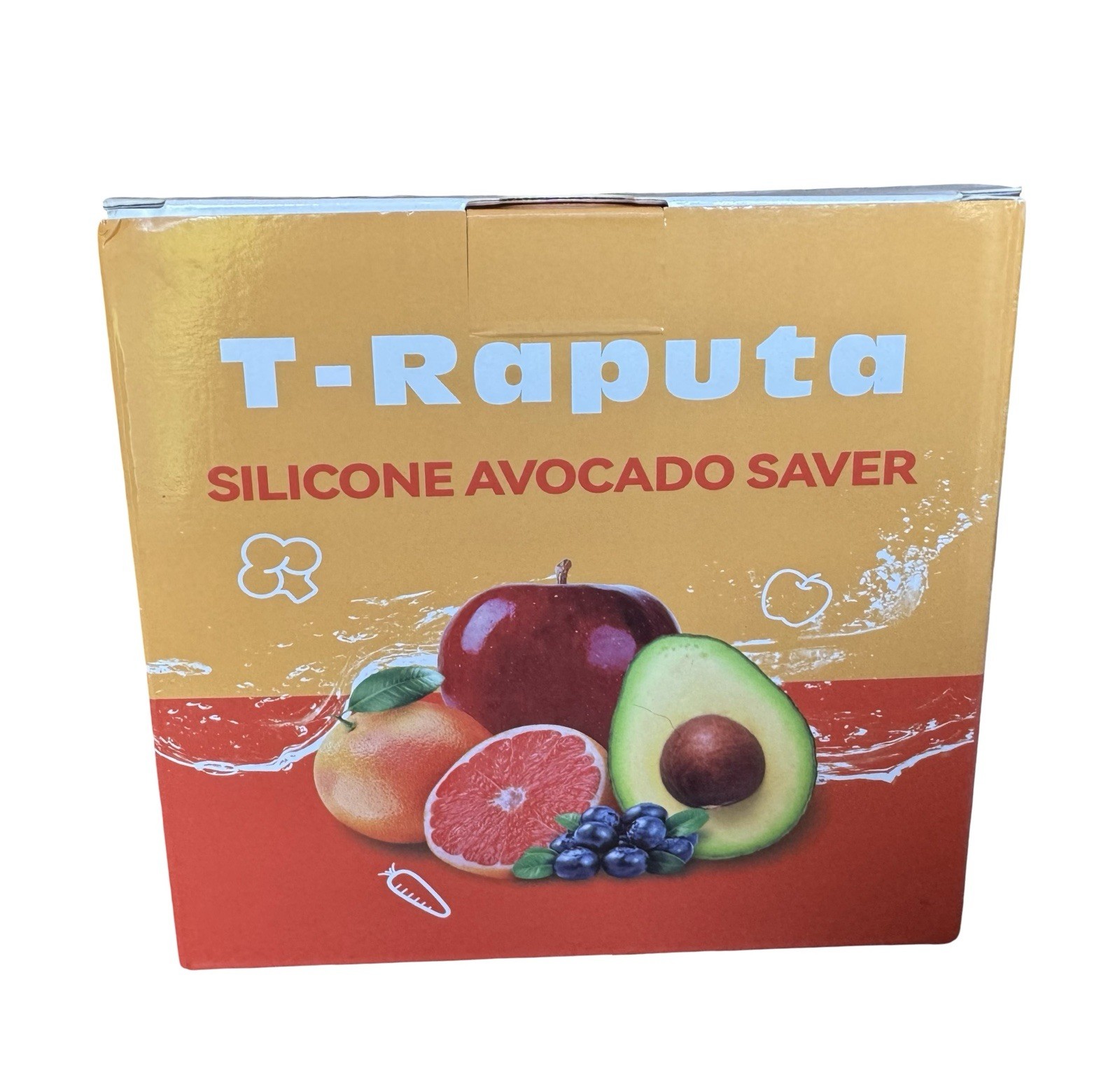 Reusable Avocado Saver/Fruit & Veggie Storage – Set of 4 Multi-Color