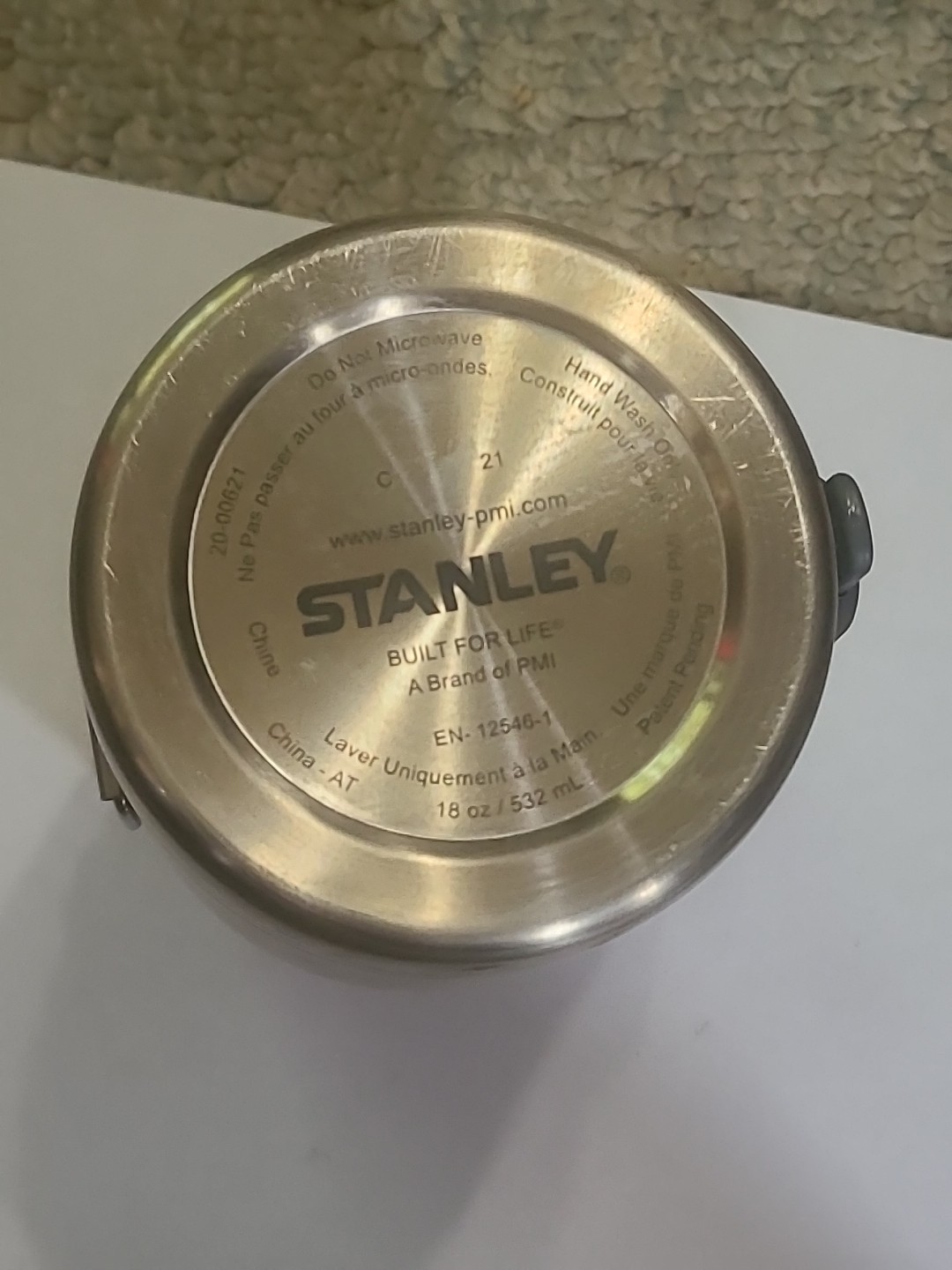 Stanley Stainless Steel Leak Proof BPA Free Wide Mouth Thermos Food Jar 18oz