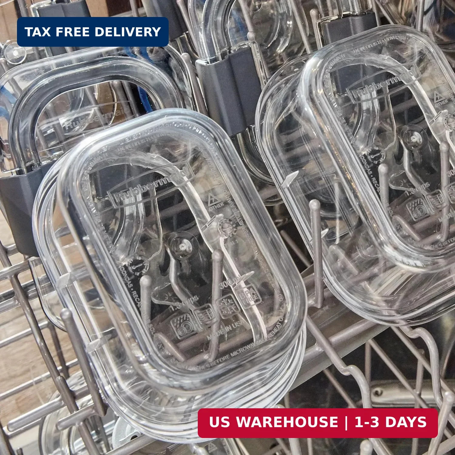 Rubbermaid Brilliance Tritan Food Storage Containers Airtight BPA Free 5 Pack