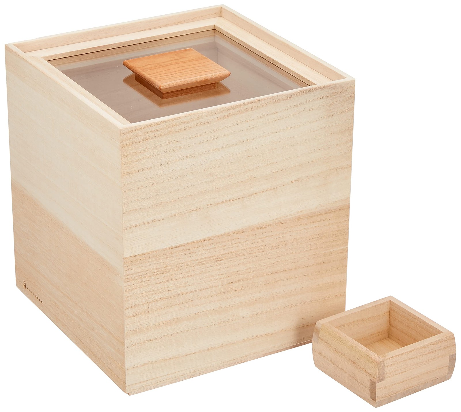 Masuda Kiribako Paulownia Rice Storage Box 5kg Japan Wooden Airtight Container