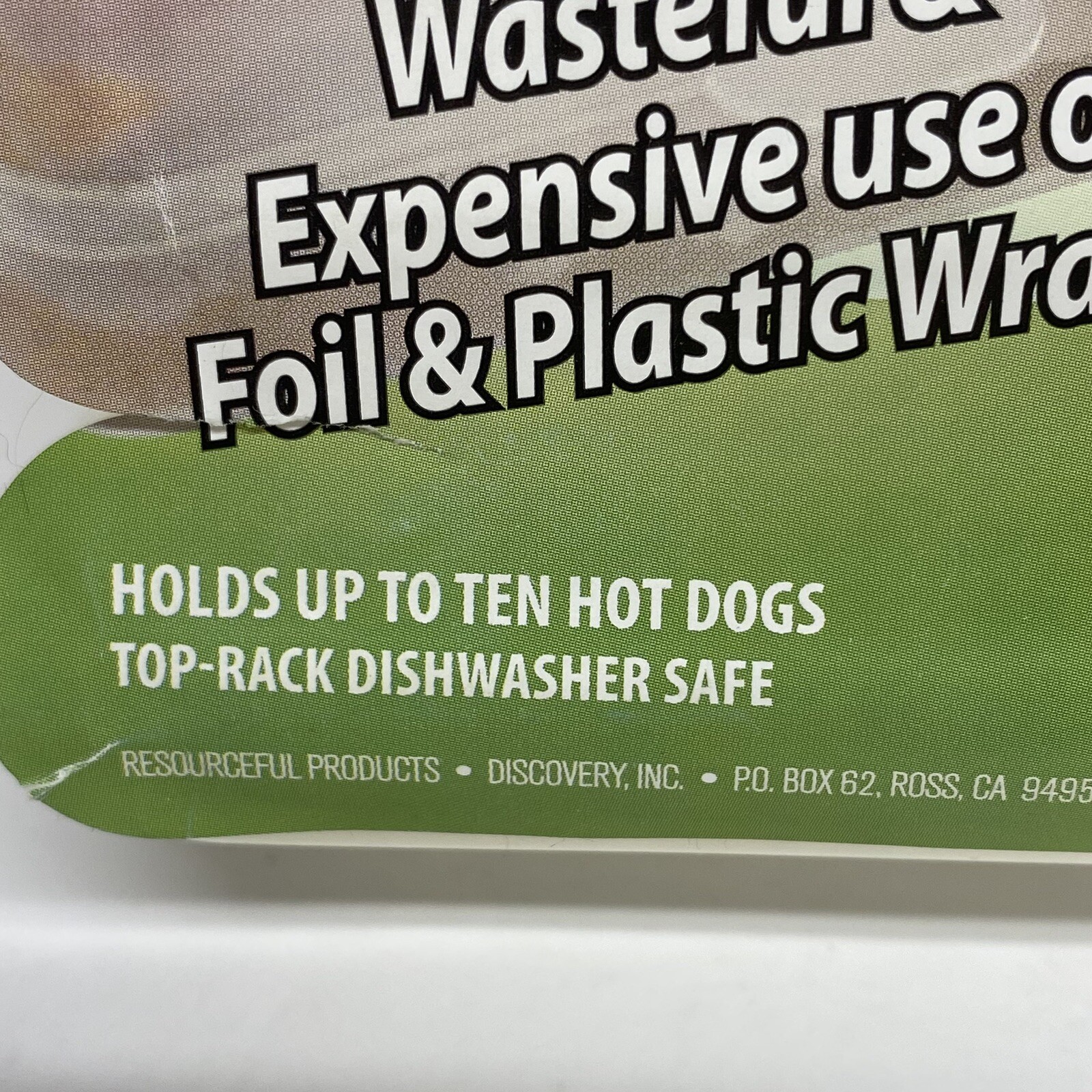Hot Dog Storage Box Refrigerator Food Container Reusable