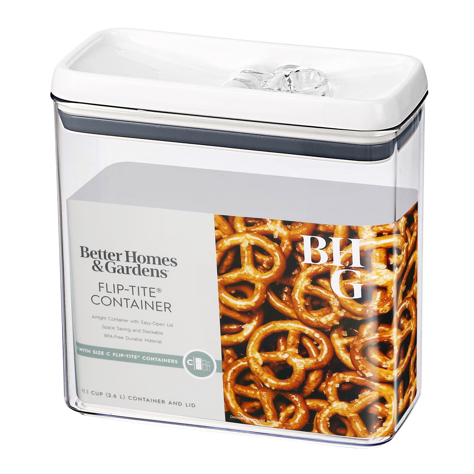 Better Homes & Gardens 11.1 Cup Rectangular Canister – Stackable Kitchen Storage