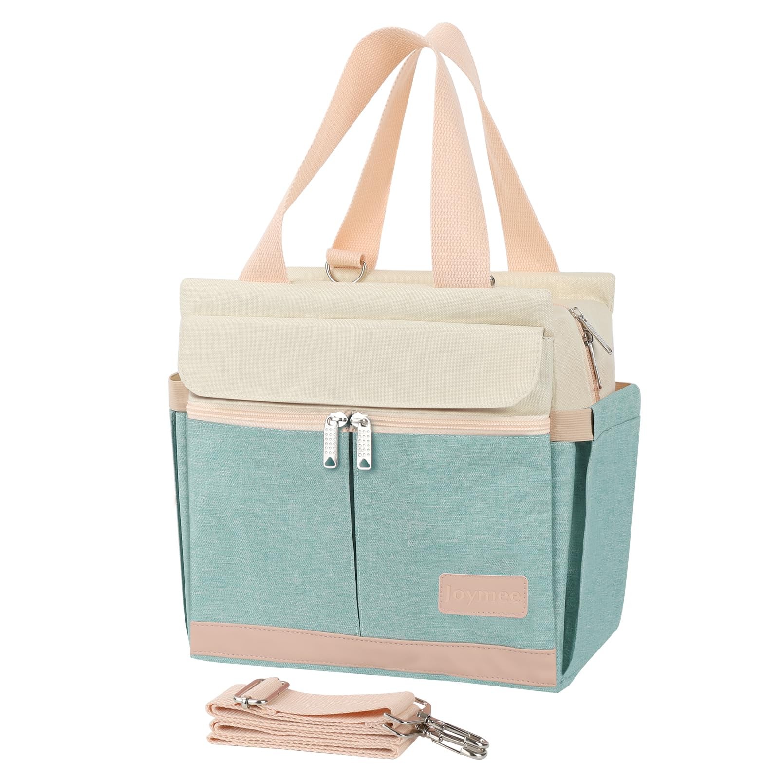 Joymee Insulated Lunch Bag for Women, Large Leakproof Cooler Tote with Shoulder