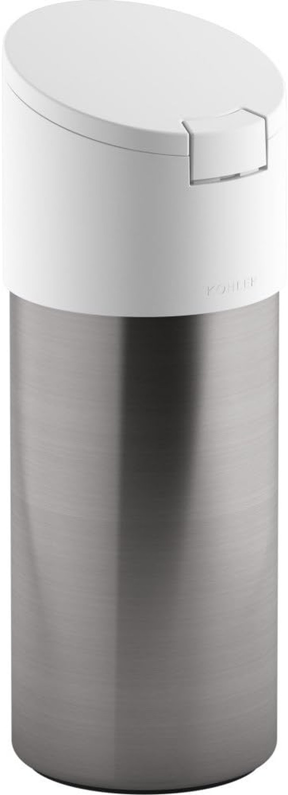 Disinfecting Dispenser (Wipes Not Included), Stainless Steel Canister with Easy