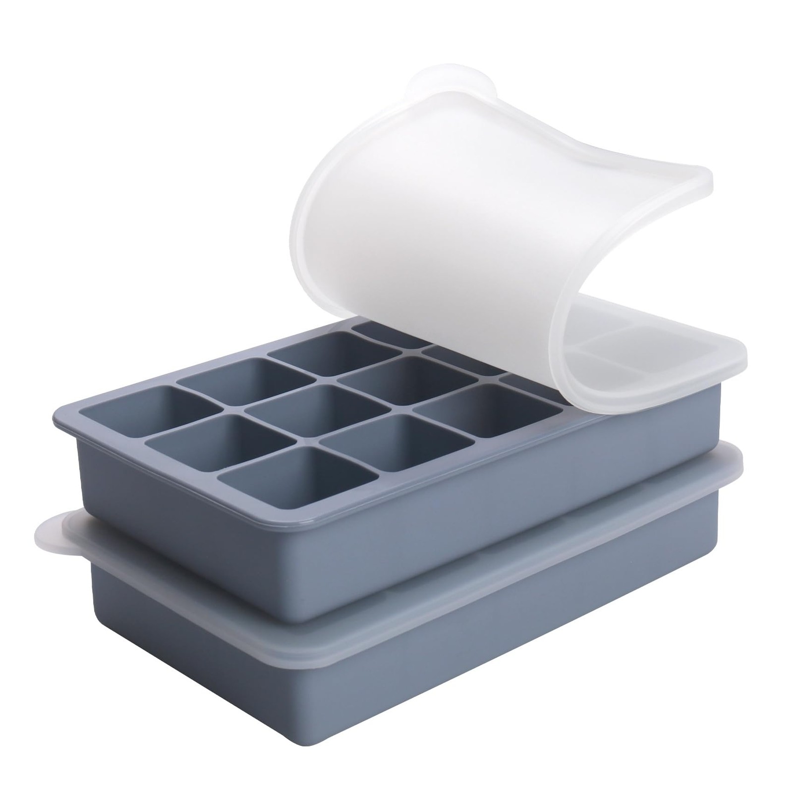 2 Tbsp Silicone Freezer Molds – Perfect for Storing Garlic, Herbs, Ginger, Pe…