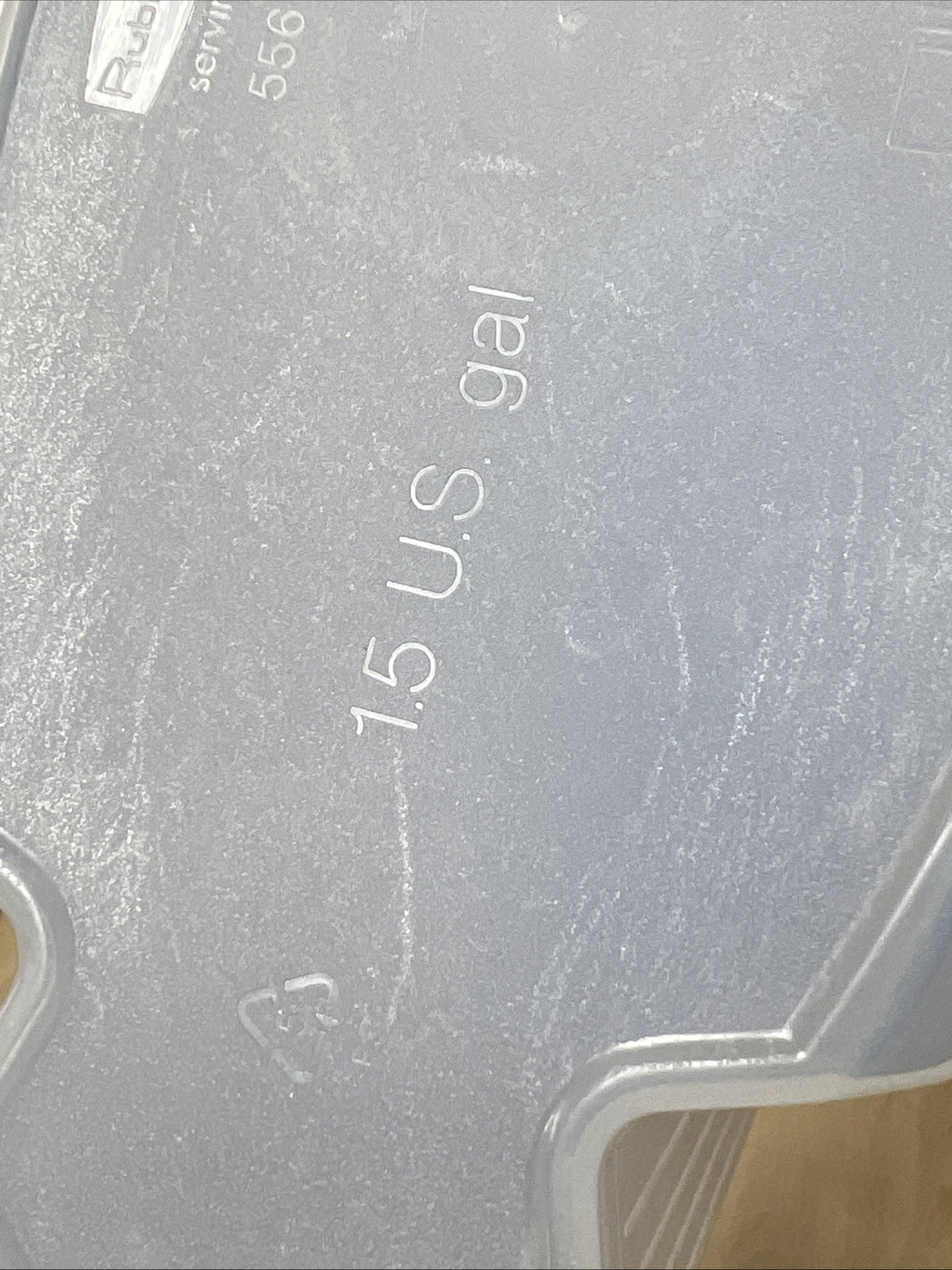 Vtg Rubbermaid Servin Saver Cereal Storage Container 1.5 Gallon BLUE w EZ Lid #5