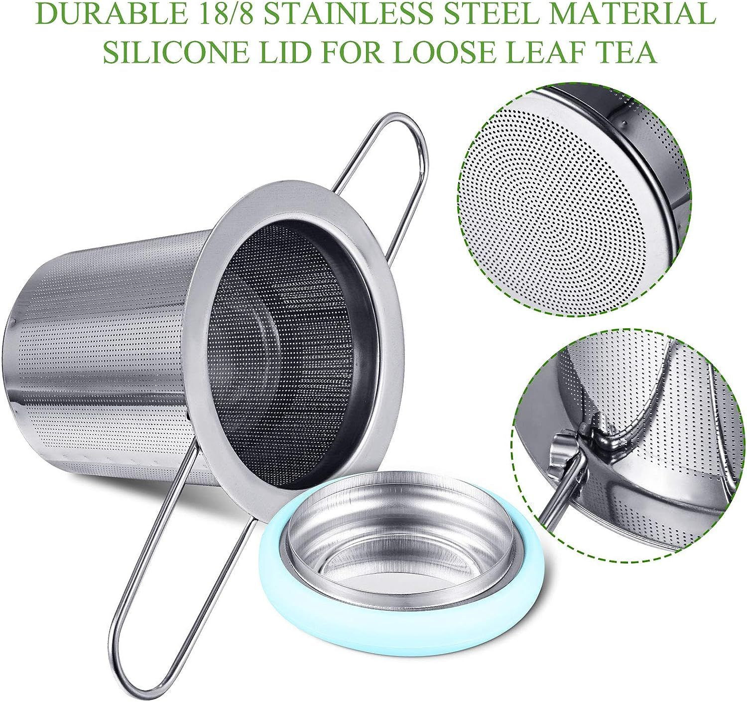 2 Pieces Tea Infusers with Scoop Stainless Steel