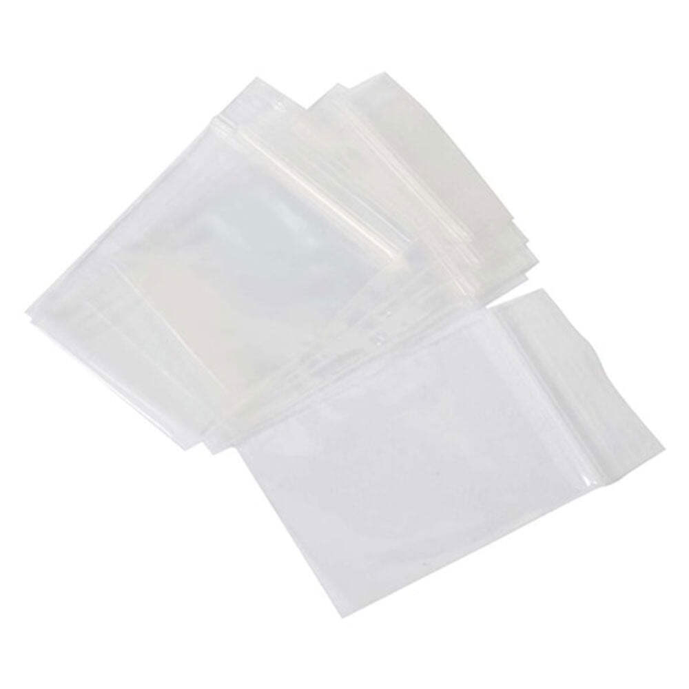 GNS Resealable Plastic Bag Reusable 100 Pieces 40x50mm Premium High Quality