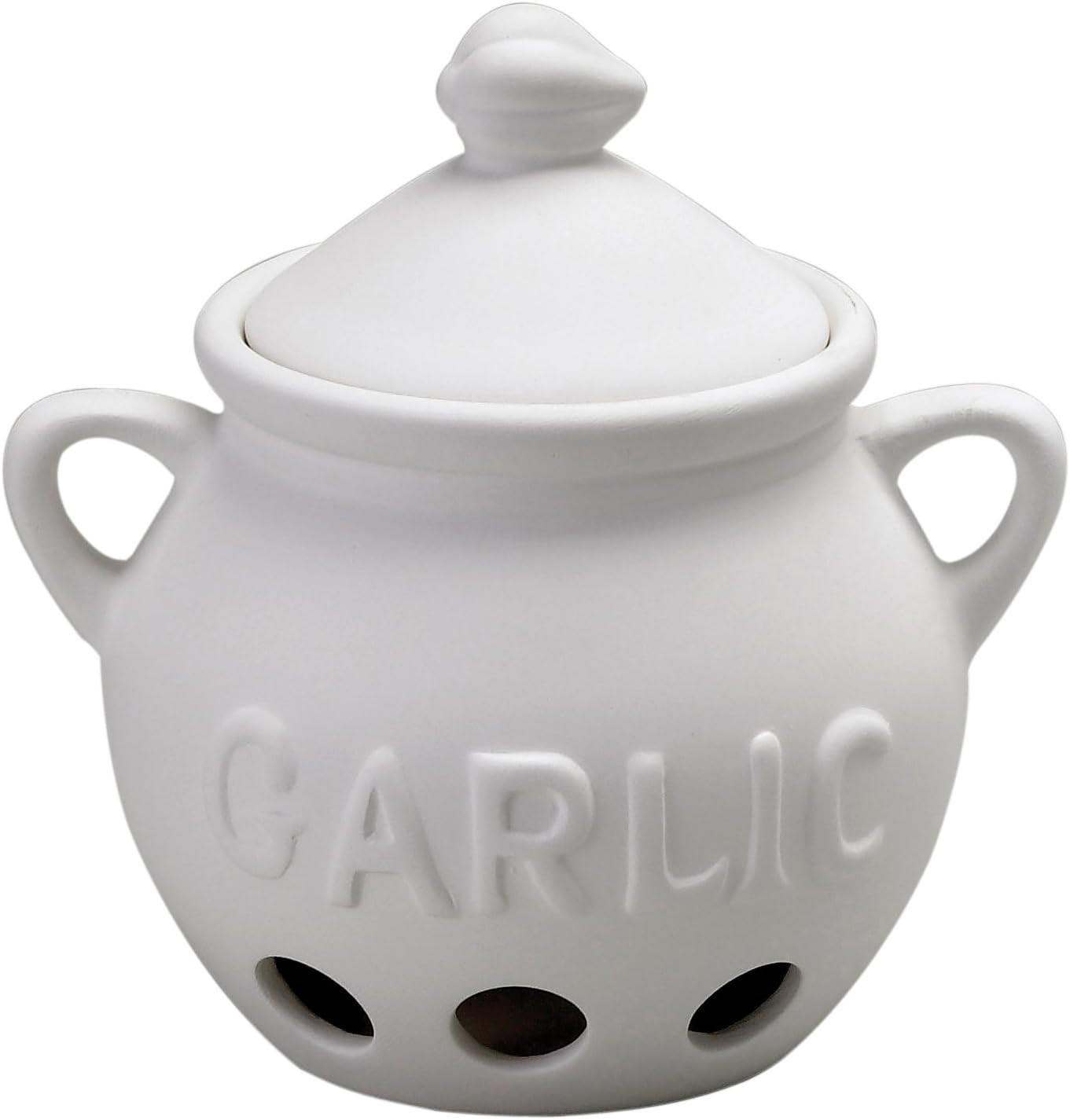 Fantes Garlic Keeper, Unglazed Earthenware Ceramic, the Italian Market Original