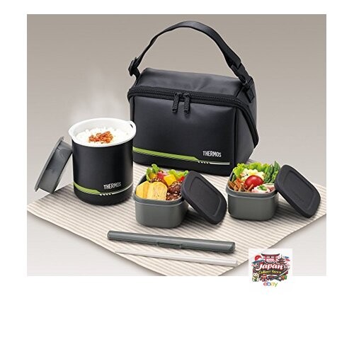 Thermos Insulated Lunch Box 1 Cup Matte Black DBQ-502 MTBK