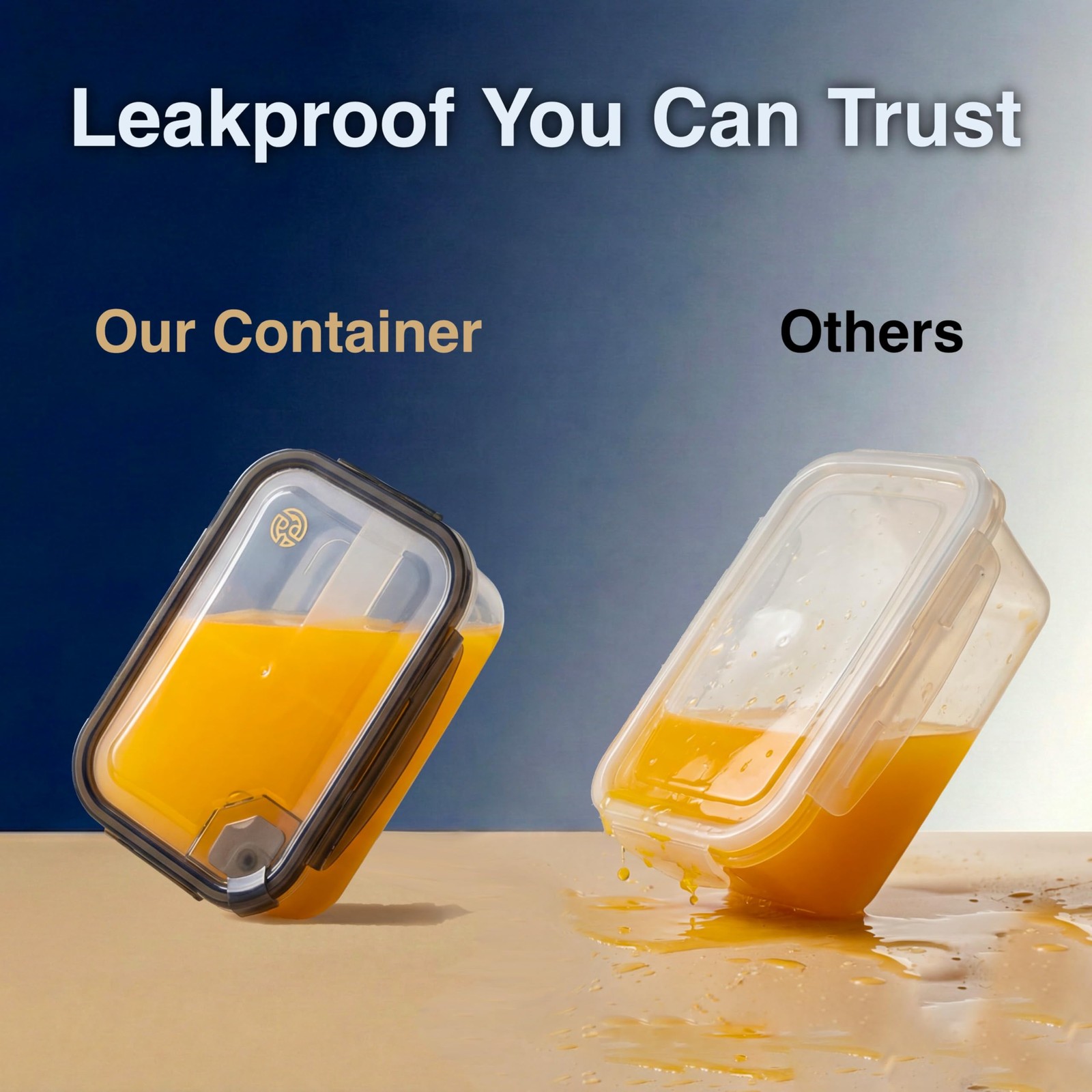 Compartmentalized Plastic Airtight Food Storage Containers with Vented Lids, …