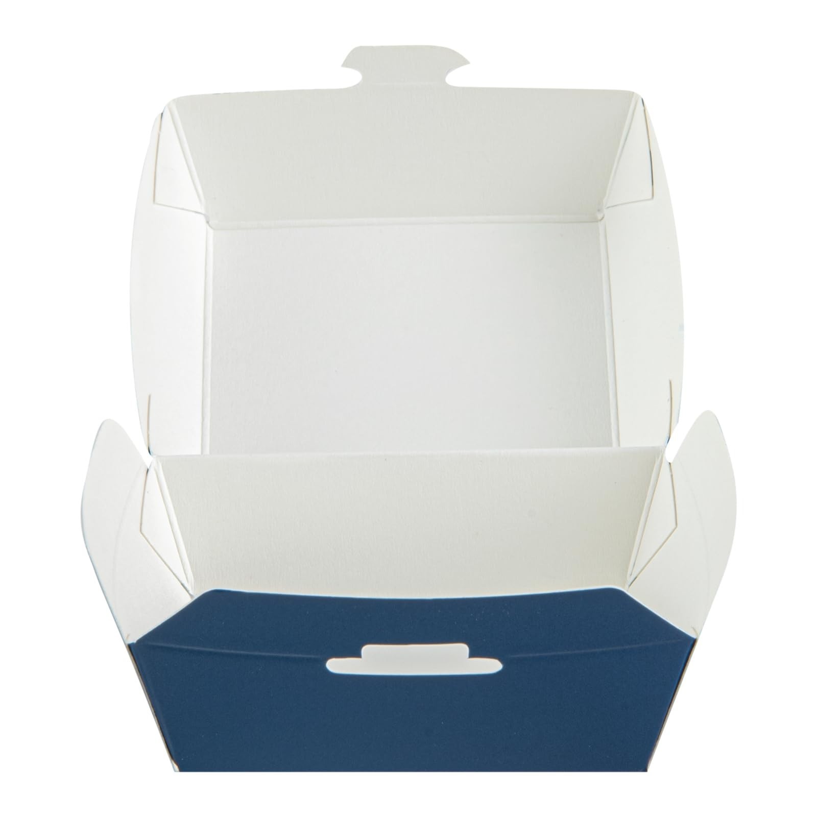Mini Burger Boxes 2.8″ Clamshell Food Containers – 100 Disposable Hinged Lid Tak